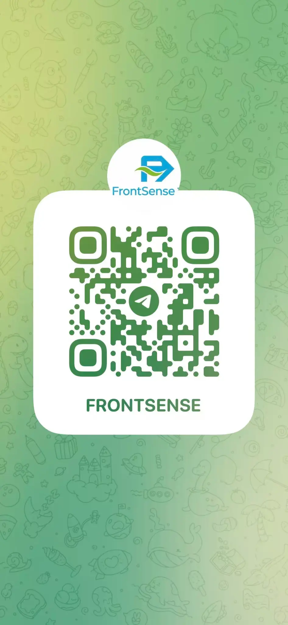 Telegram QR code — FrontSense
